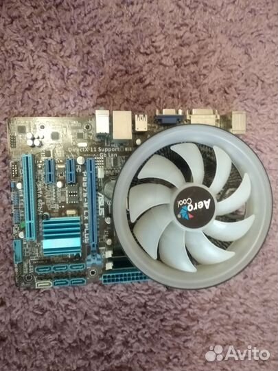 Комплект материнка, процессор, память и кулер