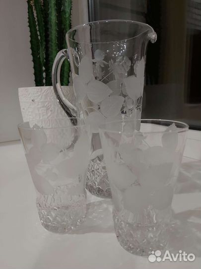 Графин с 2-мя стаканами СССР