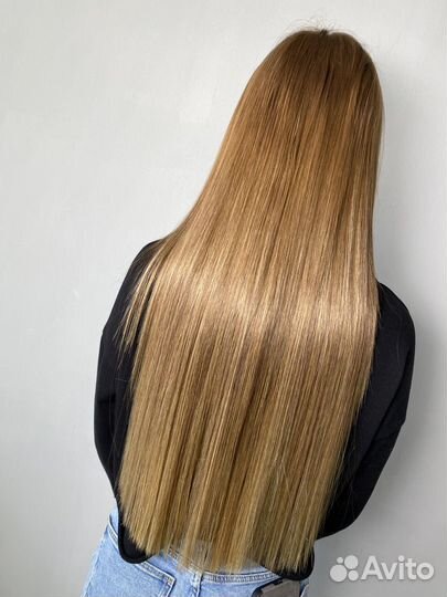 Капсульное наращивание биопротеиновых волос