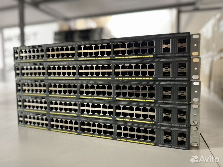 Коммутатор Cisco 2960X-48FPS-L POE 740w