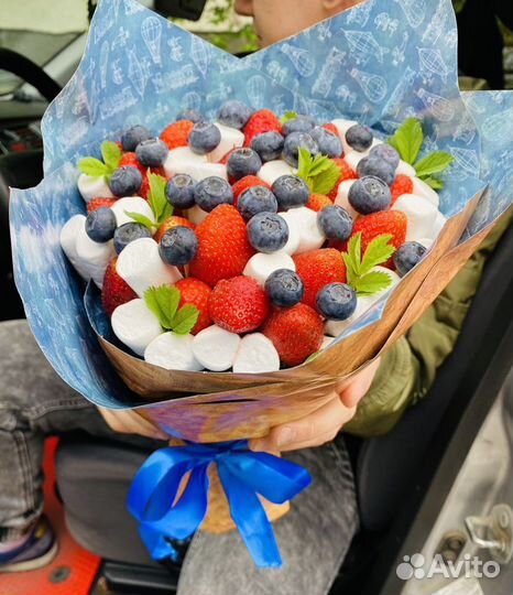 Сьедобные букеты, корзины на заказ