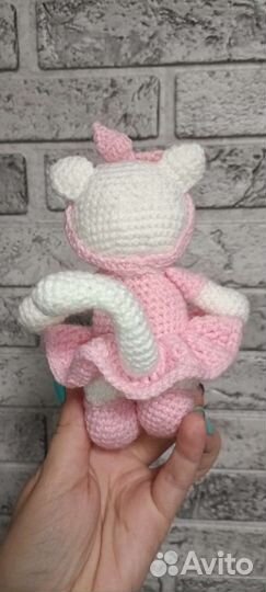 Котёнок вязанный