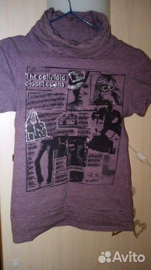Футболка-блузочка стрейч 44-46-48разм