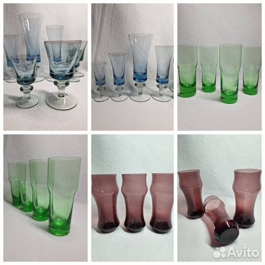 Редкие авторские фужеры Стрыйский сз