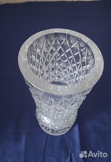 Ваза для цветов новая,хрустальная, времен СССР