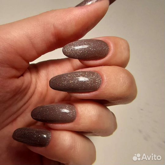 Маникюр гель лак наращивание ногтей