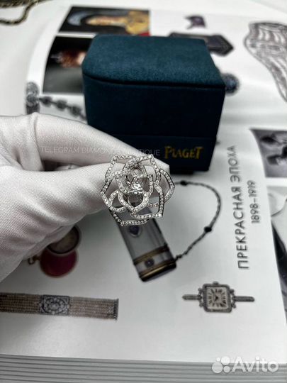 Piaget кольцо белое золото 750, бриллианты