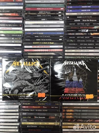 Музыкальные cd диски Metallica