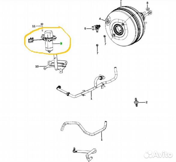 Б/У Насос вакуумный На запчасти, оригиналnnУ нас
