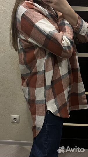 Рубашка в клетку женская