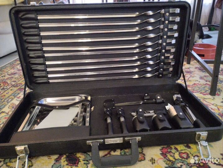 Набор для шашлыка в кейсе