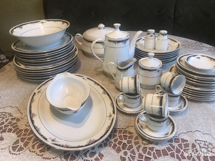 Сервиз столовый + кофейный 57 предметов