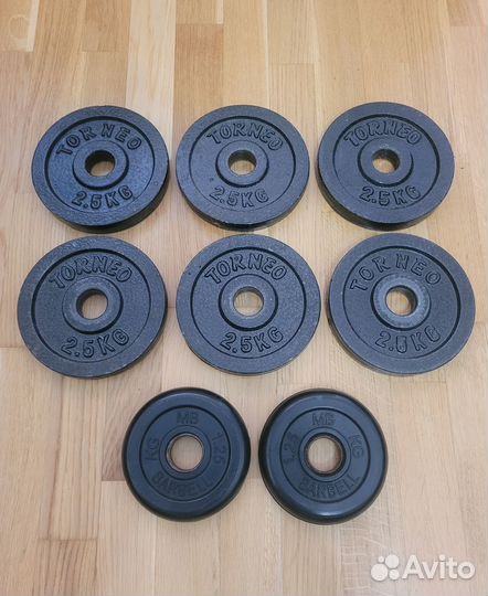 Блины Торнео (2,5; 1,25 кг)