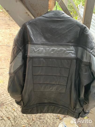 Мотокуртка кожаная мужская xl м109r
