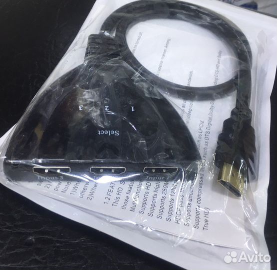 Разветвитель адаптер hdmi на 3 порта