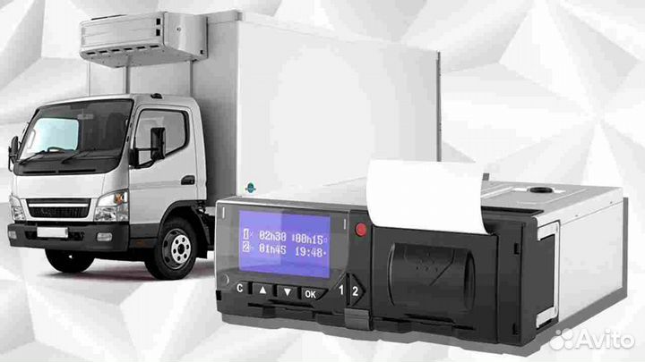Автомобильный тахограф Меркурий та-001, с скзи