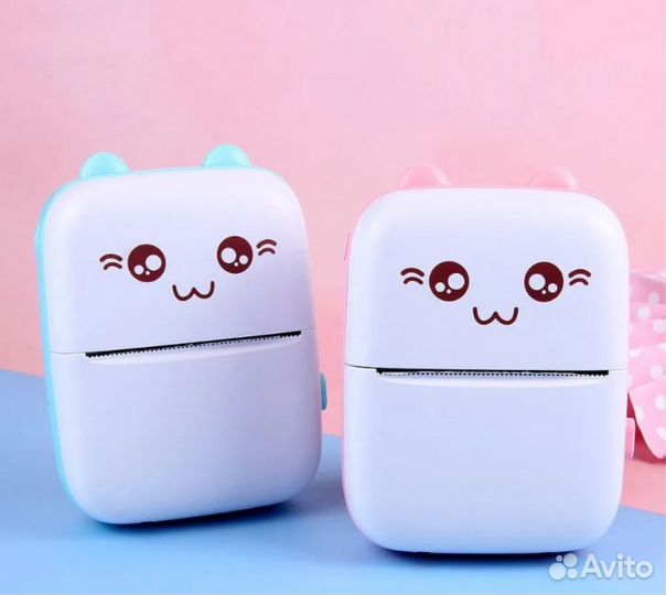 Беспроводной мини-принтер термопринтер