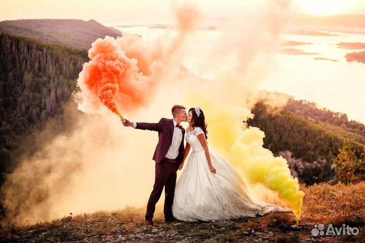 Цветной дым, дымовые шашки Smoke Fountain в Самаре