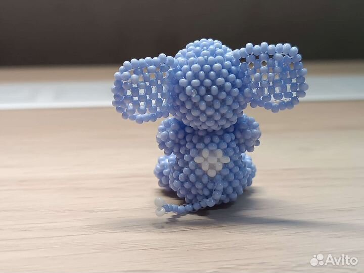 Амигуруми из бисера слоник