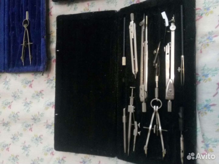 Готовальня СССР и Футляр для Готовальни