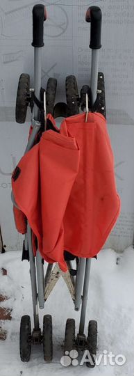 Коляска трость Glory 1103. красная бу