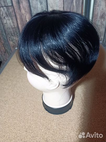 Накладка с имитацией кожи головы, натуральная