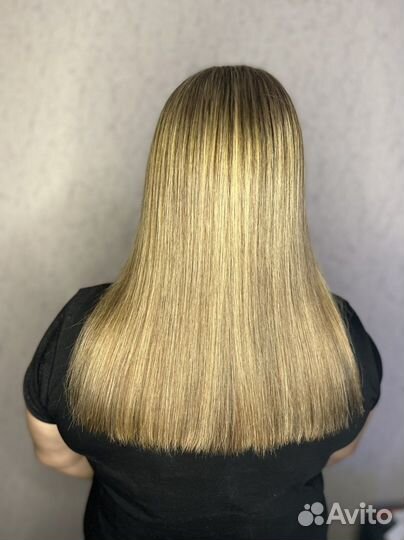 Кератин, ботокс волос, прикорневой объём