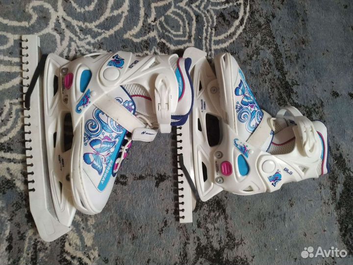 Коньки детские раздвижные 34 37