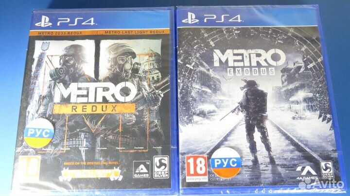 Метро 2033: Возвращение PS4 & Метро Исход PS4