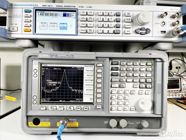 Анализатор спектра Agilent E4411B до 1,5 ггц