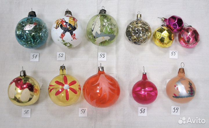 Елочные игрушки СССР