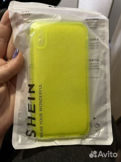 Чехол неоновый силиконовый на айфон Х