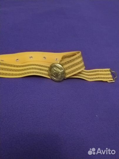 Парадный ремень новый бляхя-латунь