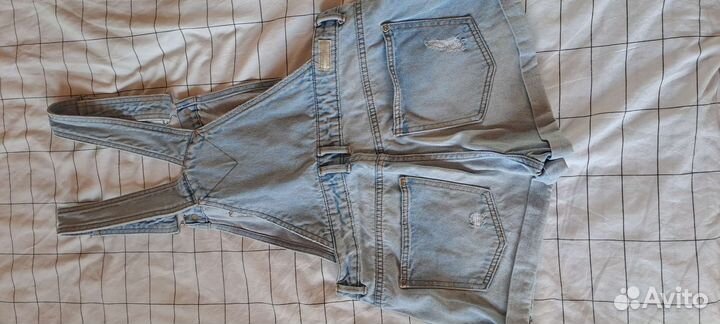 Комбинезон джинсовый летний женский Pull&Bear