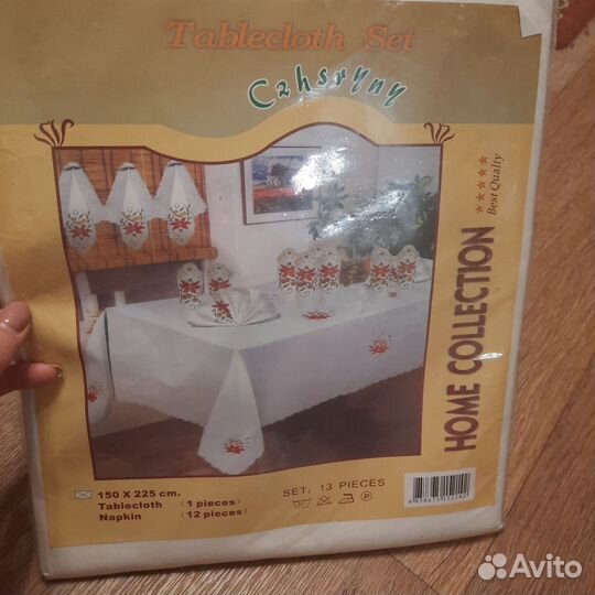Новая скатерть с салфетками