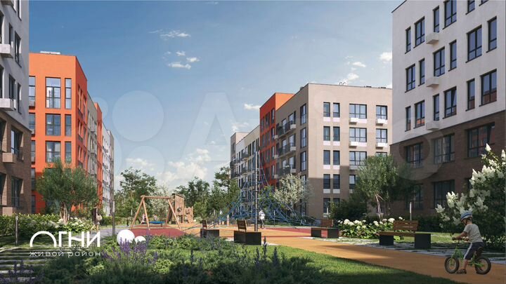 1-к. квартира, 40,1 м², 4/5 эт.