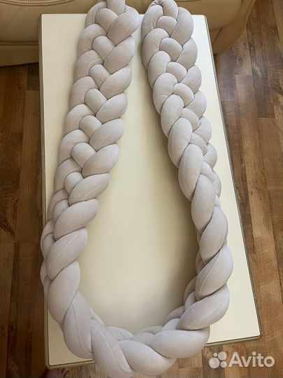 Бортик коса в кроватку