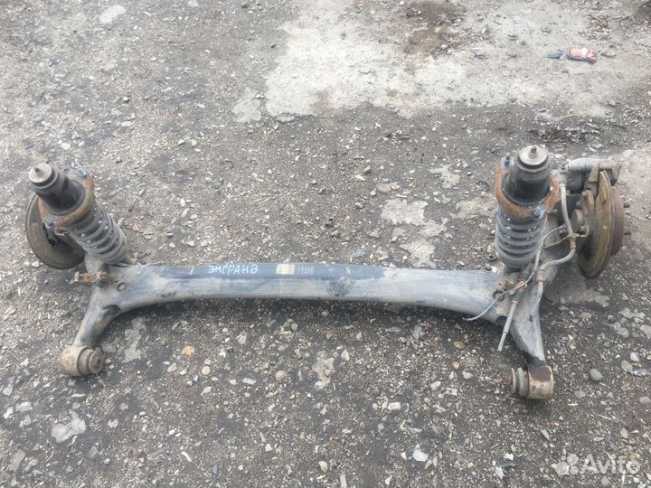 Задняя балка в сборе Geely Emgrand