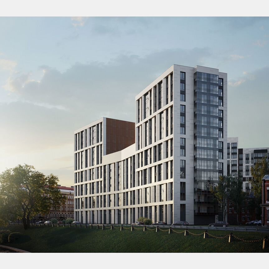 2-к. квартира, 68,7 м², 2/16 эт.