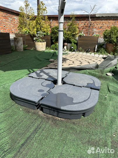 Karlsö зонт садовый от солнца, подвесной бежевый