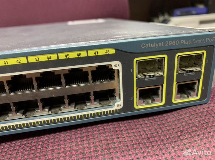Cisco Catalyst 2960 Plus series POE 48 портов