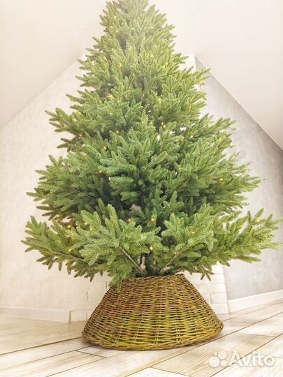 Корзина для елки из ивы