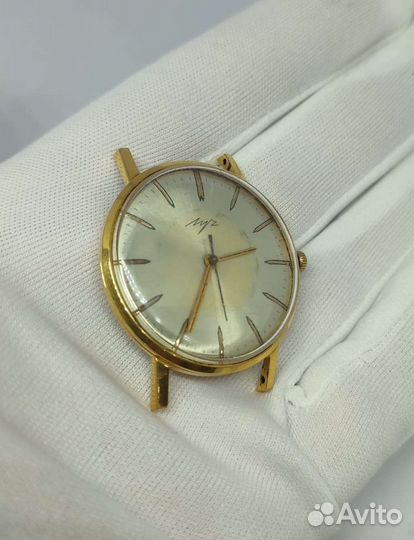 Часы Луч позолоченные СССР