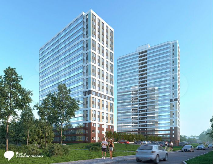3-к. квартира, 61,4 м², 9/20 эт.