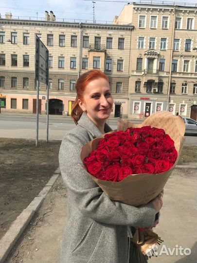 Розы 51 штука