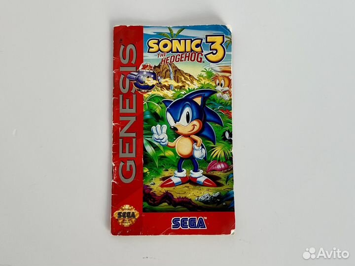 Sonic The Hedgehog 3 для Sega Genesis полный компл