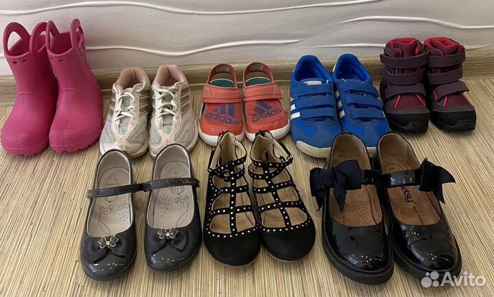 Обувь Adidas, Zara, crocs