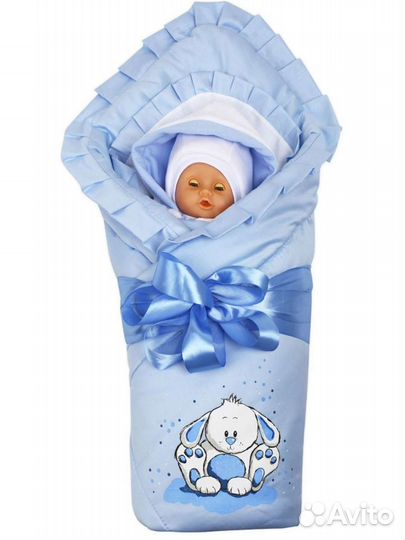 Зимний конверт на выписку