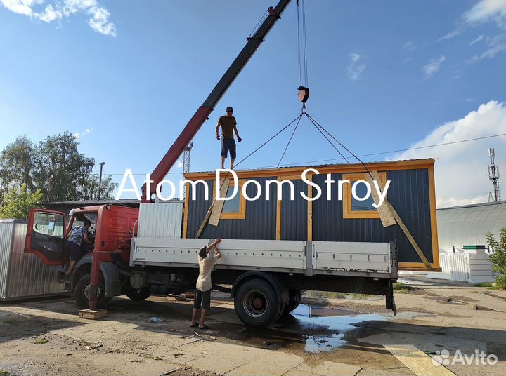 Бытовка деревянная утепленная с электрикой