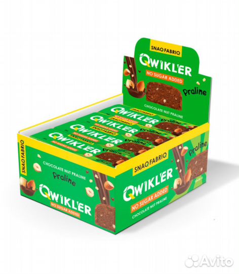 Батончик глазированный Snaq Fabriq Qwikler, шокола